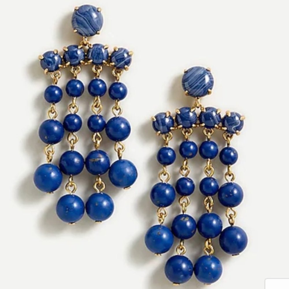 J.crew candy dot chandelier earrings
